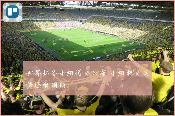 世界杯各小组得分公布 小组积分走势逐渐明朗